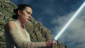 Une image tirée de la bande annonce du nouvel épisode de Star Wars : les derniers jedi