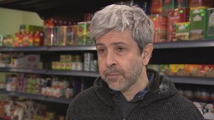 Vladimir Gaspariants, propriétaire de l'épicerie fine européenne Chez Vladimir.
