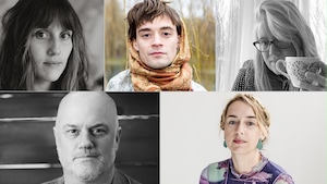 Montage photo des portraits des finalistes.