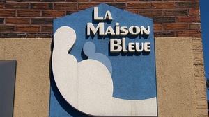 Logo de La Maison Bleue.