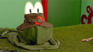 Le chapeau grenouille-attrape-moustiques