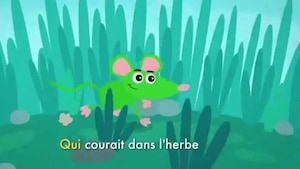 Une souris verte