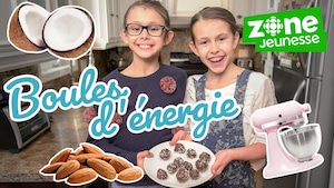 Boules d'énergie dattes et noix de coco
