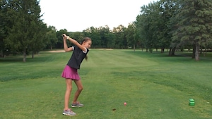 Charlotte Boudreau aime les défis au golf