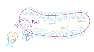 Pourquoi les dents de lait tombent-elles?