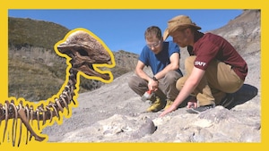 Manu devient apprenti paléontologue!