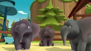 Les trois bébés éléphants