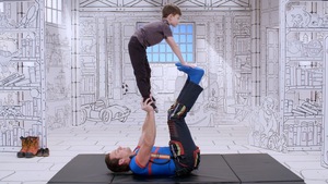 Gymnastique en duo