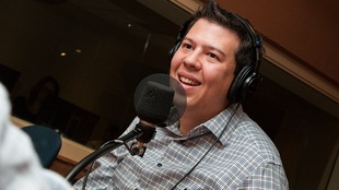 Étienne Boisvert au micro de Stéphan Bureau