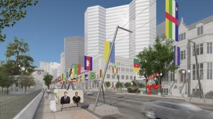 Une exposition d'art aura lieu sur 1 km de la rue Sherbrooke. Une exposition d'art aura lieu sur 1 km de la rue Sherbrooke.