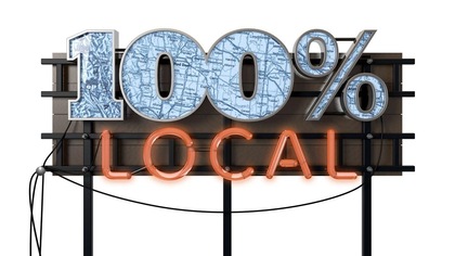 100 % local