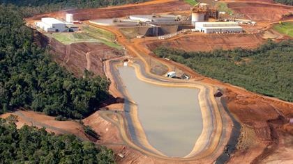 Mine de nickel de la minière Ambatovy à Madagascar. Mine de nickel de la minière Ambatovy à Madagascar.