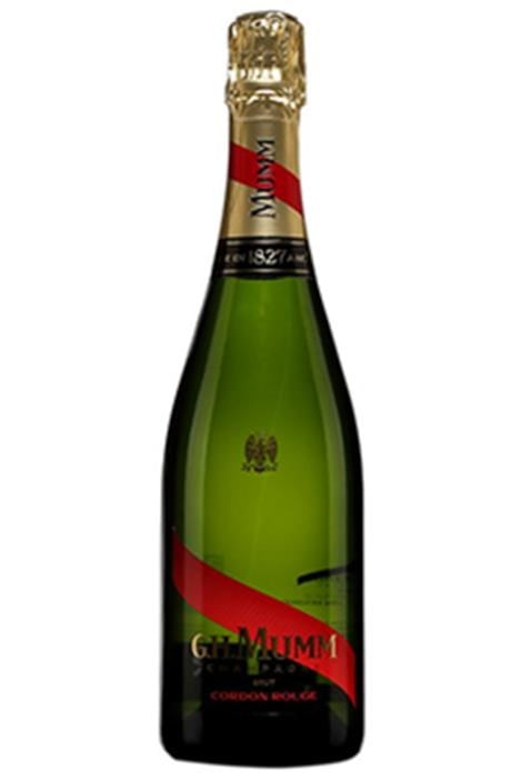 Une bouteille de champagne. Une bouteille de champagne.