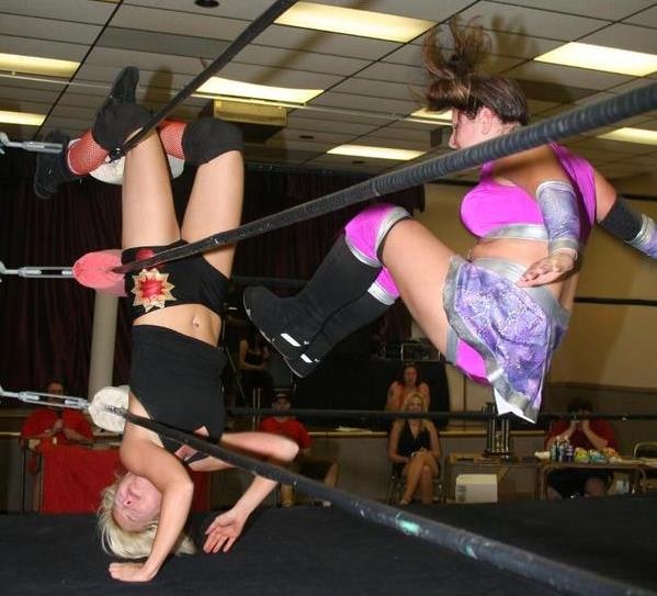 Stéphanie « Misty Haven » Leduc ne s'est jamais économisée sur un ring. Stéphanie « Misty Haven » Leduc ne s'est jamais économisée sur un ring.