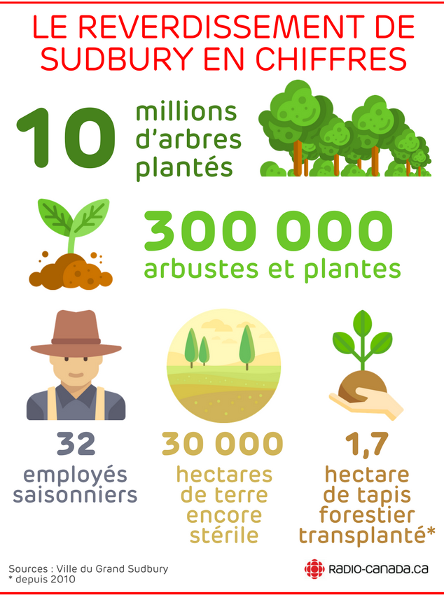 10 millions d’arbres plantés, 300 000 arbustes et plante, 30 000 hectares de terre encore stérile, 1,7 hectare de tapis forestier transplanté depuis 2010, 32 employés saisonniers 10 millions d’arbres plantés, 300 000 arbustes et plante, 30 000 hectares de terre encore stérile, 1,7 hectare de tapis forestier transplanté depuis 2010, 32 employés saisonniers