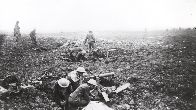 Une photo prise lors de la bataille de Vimy. Une photo prise lors de la bataille de Vimy.