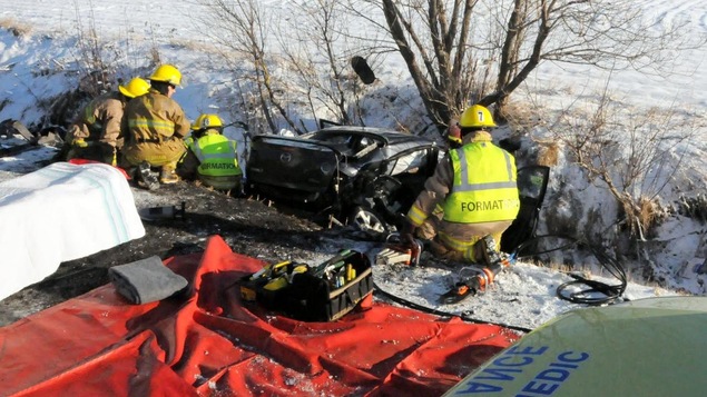 Accident ayant coûté la vie à Océane Pagé-Dufour le 18 mars 2016 sur la route 122 à Saint-Edmond-de-Grantham Accident ayant coûté la vie à Océane Pagé-Dufour le 18 mars 2016 sur la route 122 à Saint-Edmond-de-Grantham