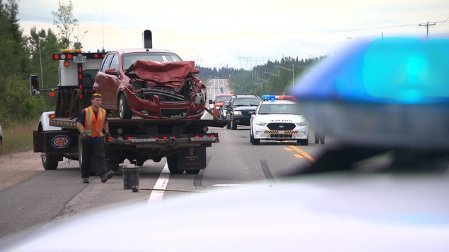Accident mineur à Sept-Îles