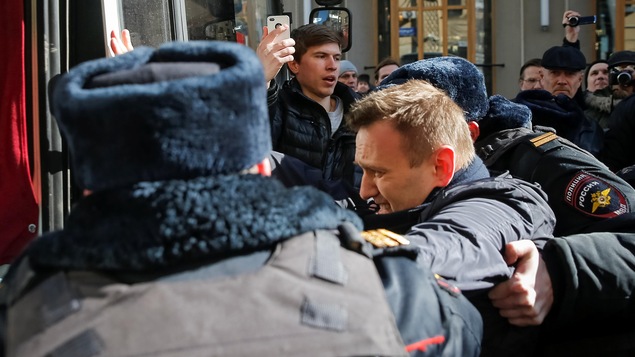 La police procède à l'arrestation de l'opposant russe Alexei Navalny