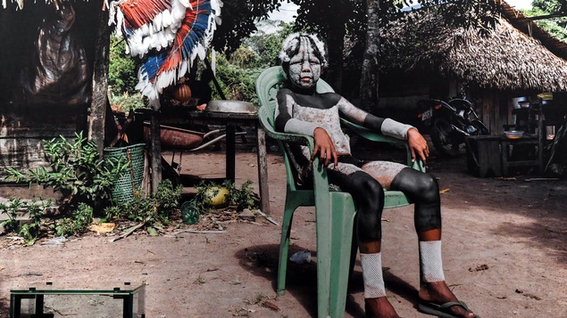 Jeune Kayapó Xikrin, photographié au jour du Mérèréméiit
Brésil, État du Pará, Cateté, village de Djudje-ko
Jeune Kayapó Xikrin, photographié au jour du Mérèréméiit
Brésil, État du Pará, Cateté, village de Djudje-ko