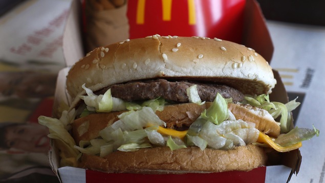 Un sandwich Big Mac dans un restaurant de la chaîne, aux États-Unis.