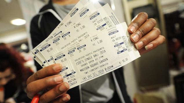 Des billets de concert Des billets de concert