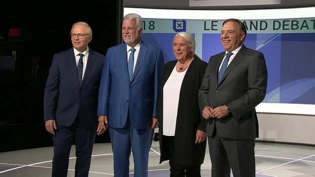 Les chefs des principaux partis