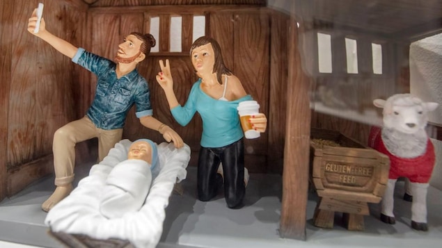 Cette crèche modernisée fait jaser!