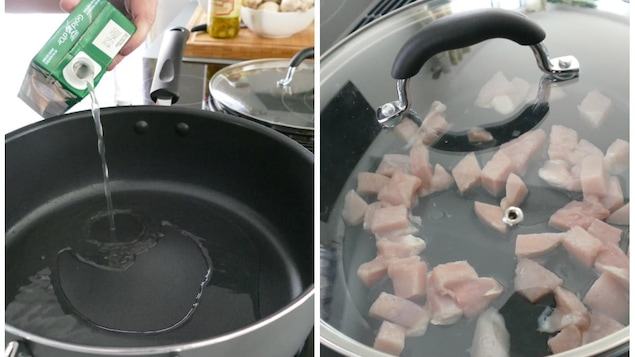Cuisson du poulet. Cuisson du poulet.