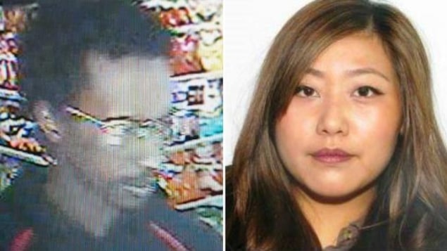Les enquêteurs recherchent Yu Chieh Liao, à droite sur la photo, aussi connue sous le nom de Diana Liao. Elle devait voyager avec l'homme qui se situe à gauche sur la photo et identifié comme étant Tewodros Mutugeta Kebede et a été arrêté pour d'autres chefs d'accusation à Toronto.