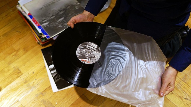 Un disque vinyle Un disque vinyle