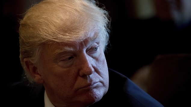 Donald Trump lors d'une réunion de cabinet Donald Trump lors d'une réunion de cabinet