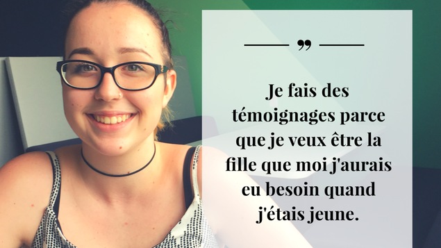 Émilie Rousselle a 17 ans elle est une élève de l'école l'Odyssée de Moncton. Émilie Rousselle a 17 ans elle est une élève de l'école l'Odyssée de Moncton.