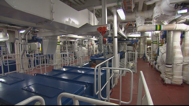 La chambre des machines du F.-A.-Gauthier La chambre des machines du F.-A.-Gauthier