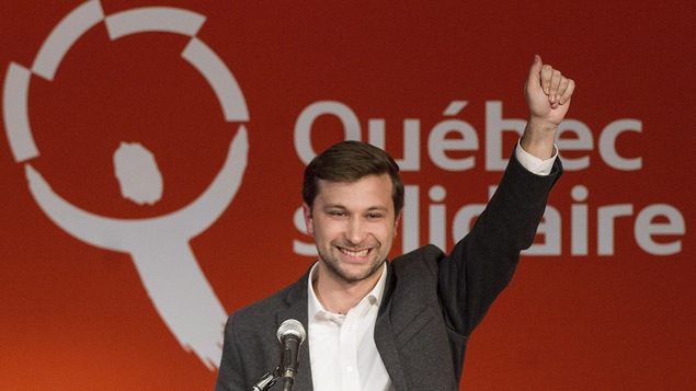 Le porte-parole de Québec Solidaire, Gabriel-Nadeau Dubois. Le porte-parole de Québec Solidaire, Gabriel-Nadeau Dubois.