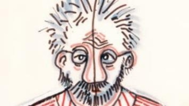 Dessin représentant l'artiste Gilles Carle Dessin représentant l'artiste Gilles Carle
