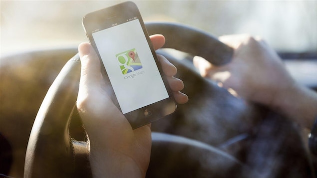 Application Google Maps sur iPhone Application Google Maps sur iPhone