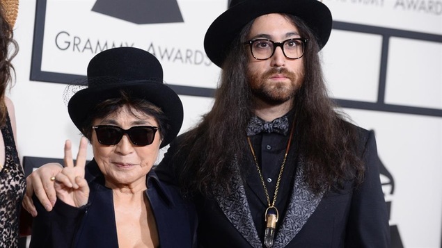 Yoko Ono et son fils Sean Ono Lennon Yoko Ono et son fils Sean Ono Lennon
