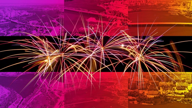 Un montage photo de différents lieux où voir les Grands feux.