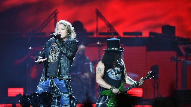 Axl Rose et Slash de Guns N' Roses