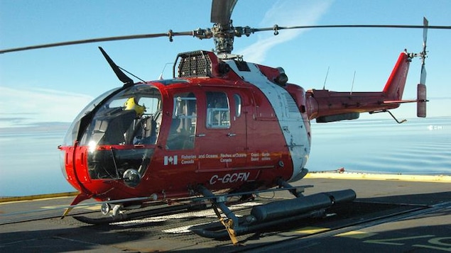 Un hélicoptère de la Garde côtière canadienne