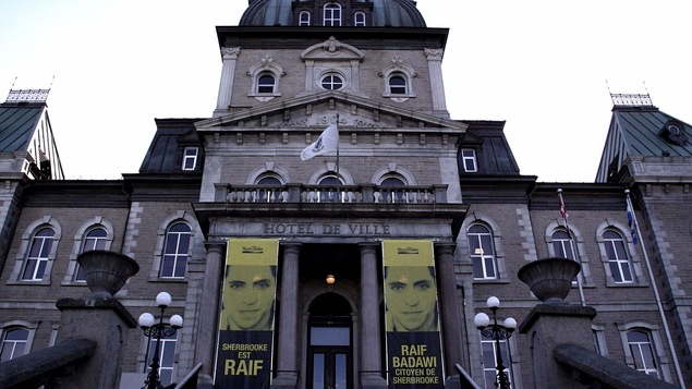 L'hôtel de ville de Sherbrooke en avril 2017
