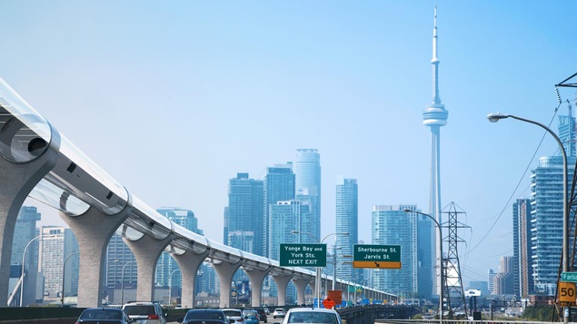 L'entreprise TransPod propose de construire un hyperloop entre Toronto et Windsor.