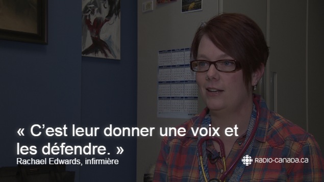 Rachael Edwards: « C’est leur donner une voix et les défendre. » Rachael Edwards: « C’est leur donner une voix et les défendre. »