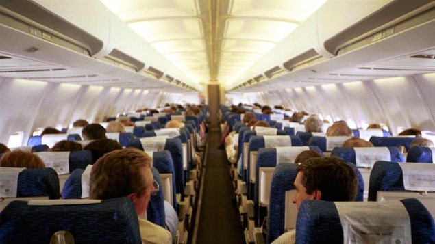 Intérieur d'un avion