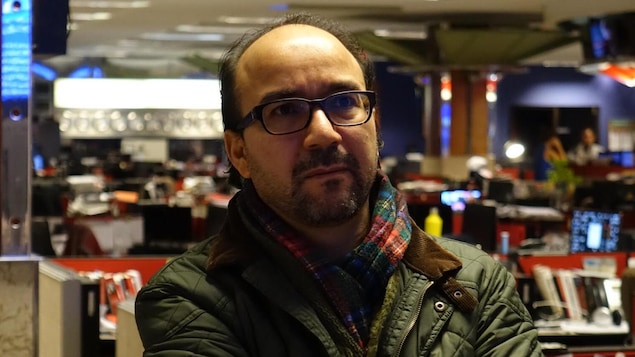 Jabeur Fathally dans les locaux de Radio-Canada Ottawa-Gatineau