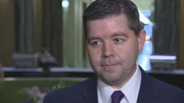 Le ministre de l'Économie de la Saskatchewan, Jeremy Harrison