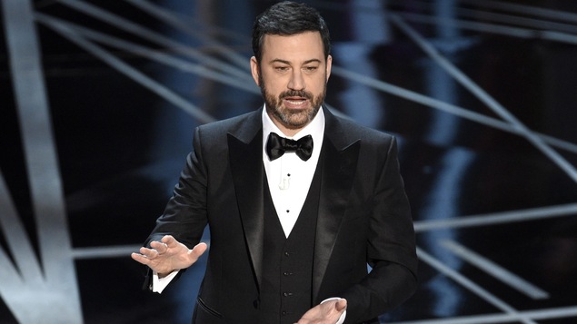 L'animateur de la 89e cérémonie des Oscars, Jimmy Kimmel L'animateur de la 89e cérémonie des Oscars, Jimmy Kimmel