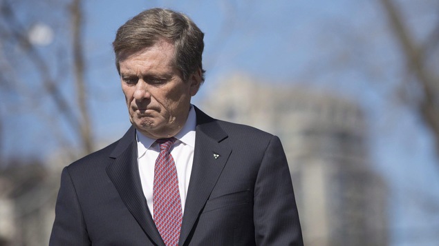 Le maire de Toronto, John Tory Le maire de Toronto, John Tory