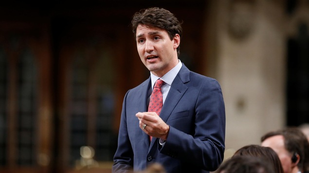 Le premier ministre Justin Trudeau, à la Chambre des communes. Le premier ministre Justin Trudeau, à la Chambre des communes.